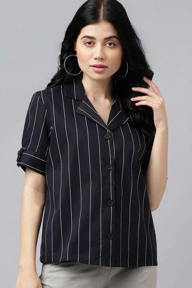 hancock Stripes Cotton Regular Fit Women's Shirt-picture-32