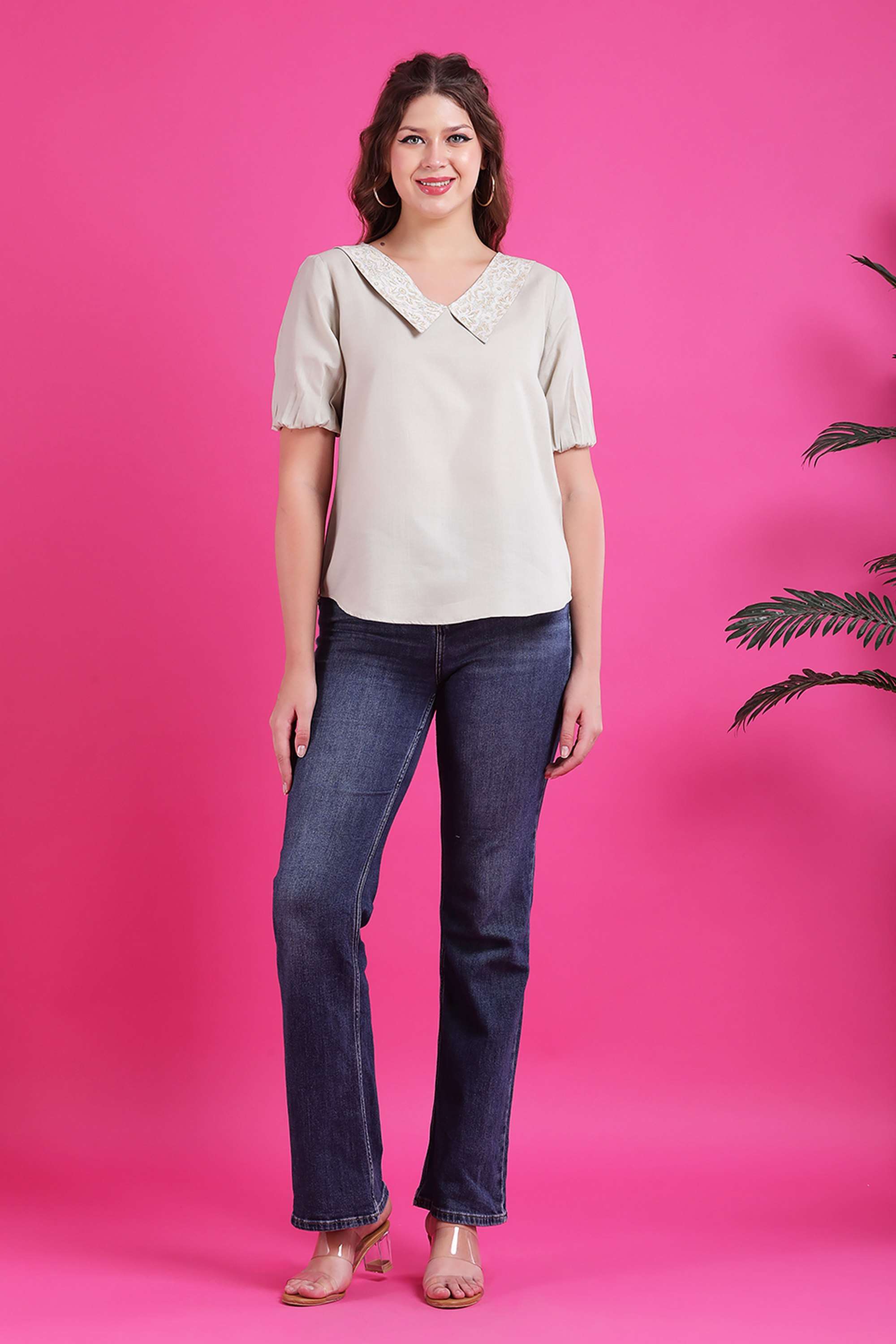 qurvii Solid Cotton Round Neck Women Top-picture-20