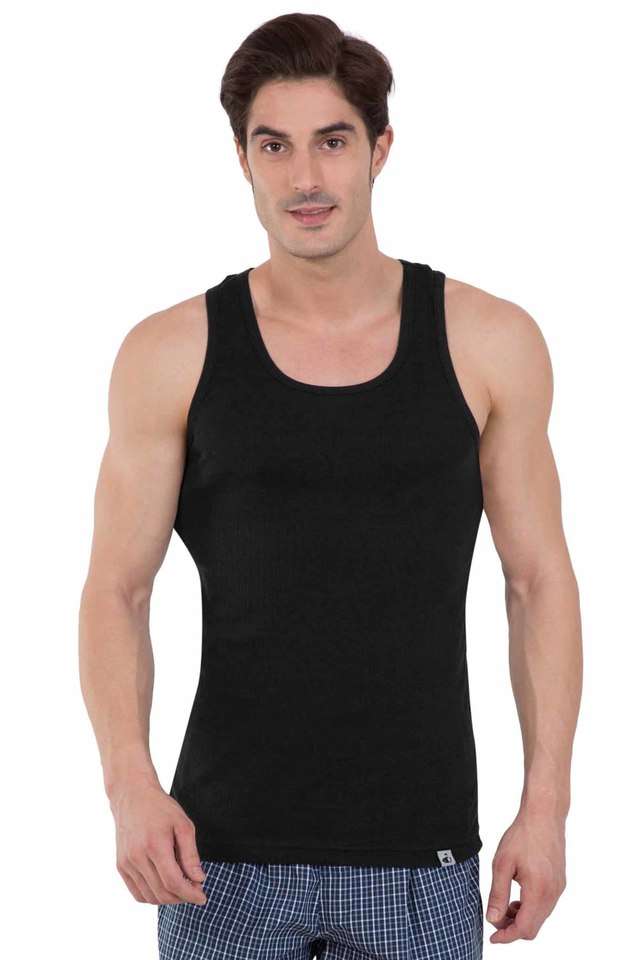 Solid-Cotton-Men-s-Vest