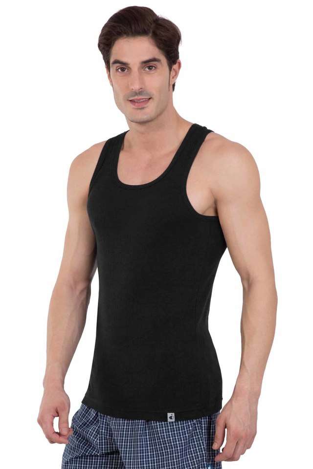 Solid-Cotton-Men-s-Vest