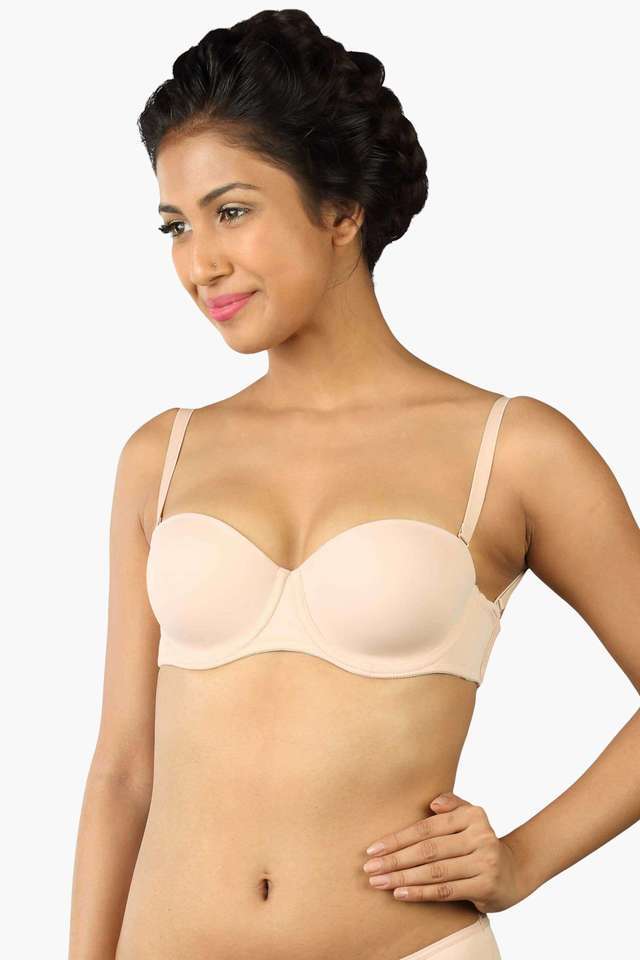Women-s-Solid-Wired-Padded-Push-Up-Bra