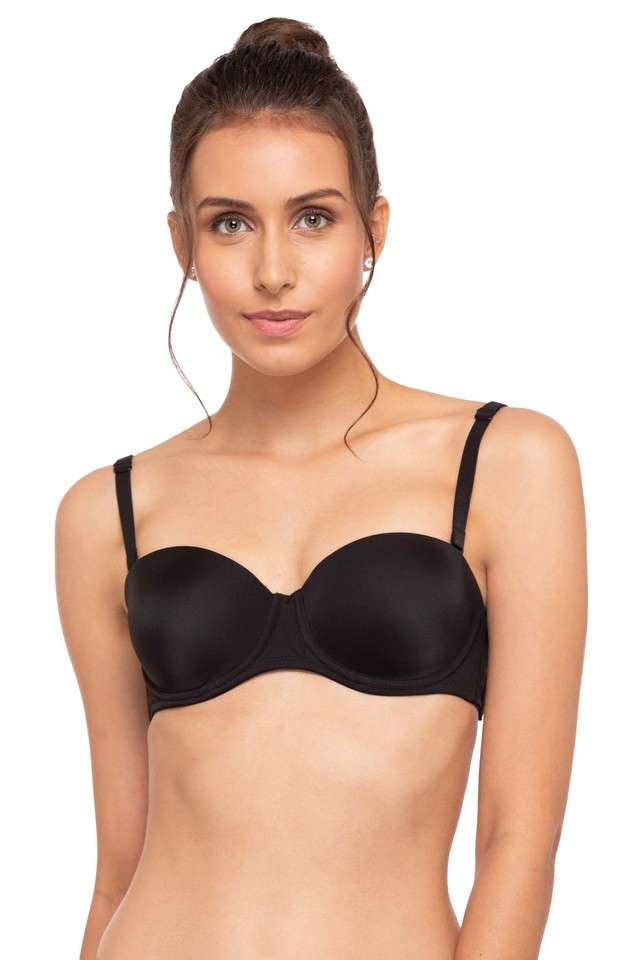 Women-s-Solid-Wired-Padded-Push-Up-Bra