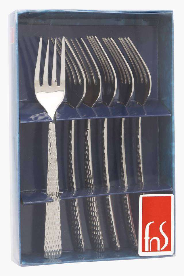 Madrid-Embossed-Dessert-Fork-Set-of-6
