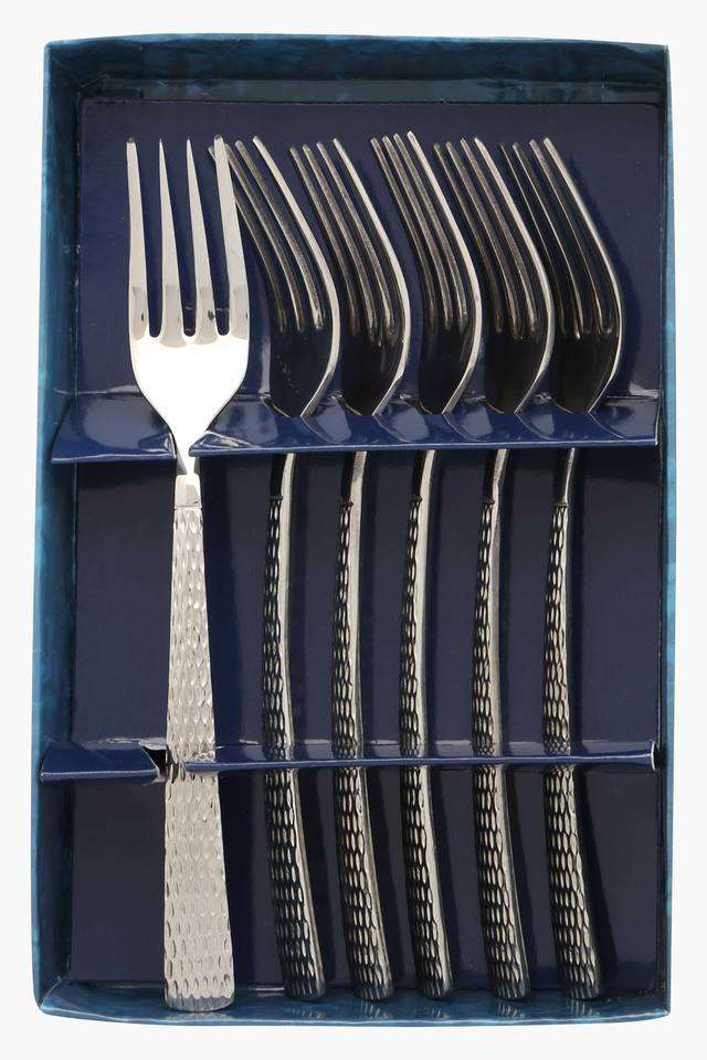 Madrid-Embossed-Dessert-Fork-Set-of-6