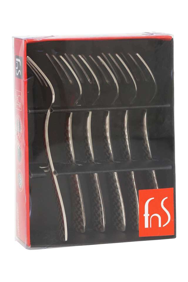 Textured-Rhombo-Fruit-Fork-Set-of-6