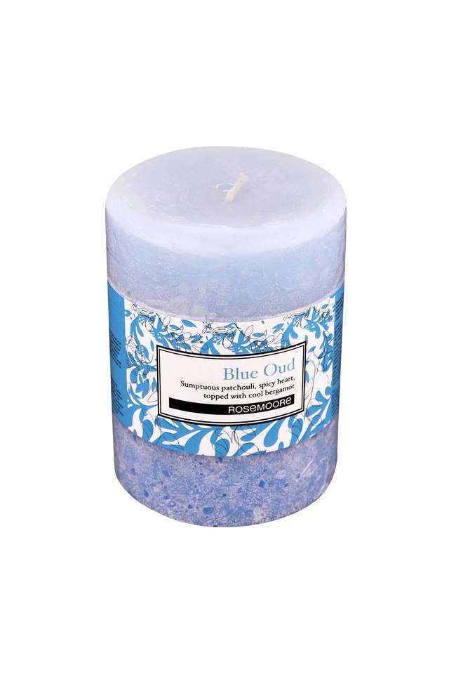 Scented-Pillar-Candle-Blue-Oud---340-gms