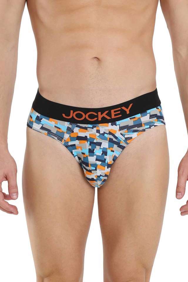 Printed-Cotton-Blend-Men-s-Briefs
