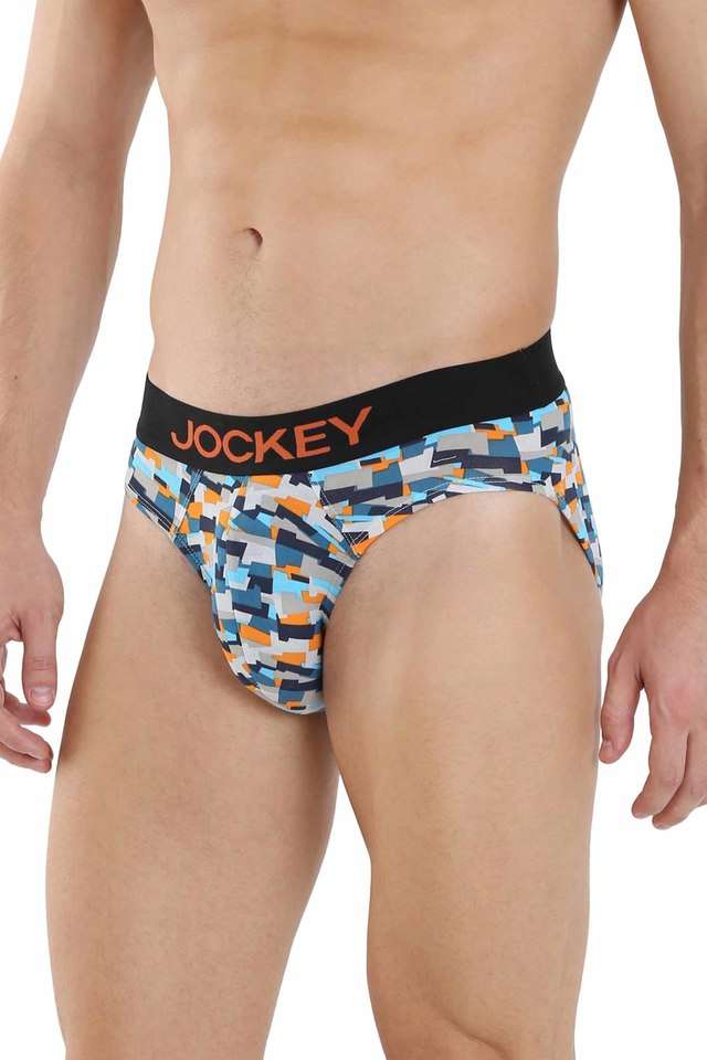 Printed-Cotton-Blend-Men-s-Briefs