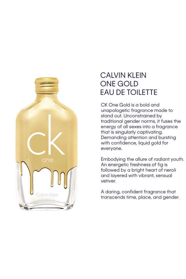 bottle parfum ck one gold