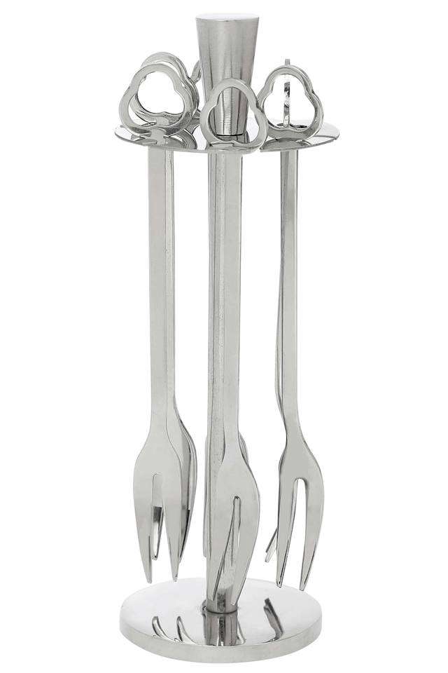 Cosmic-Fruit-Fork-with-Stand---Set-of-6