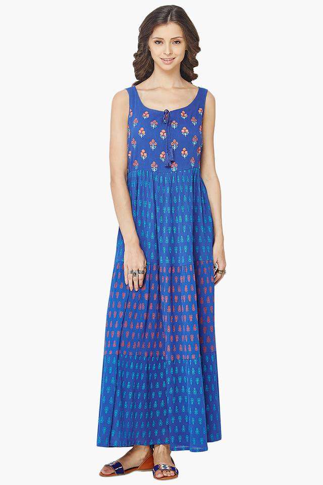 global desi blue maxi dress Medan Maxi Dress Blue – Debbie Katz Resort Fashion main image 0