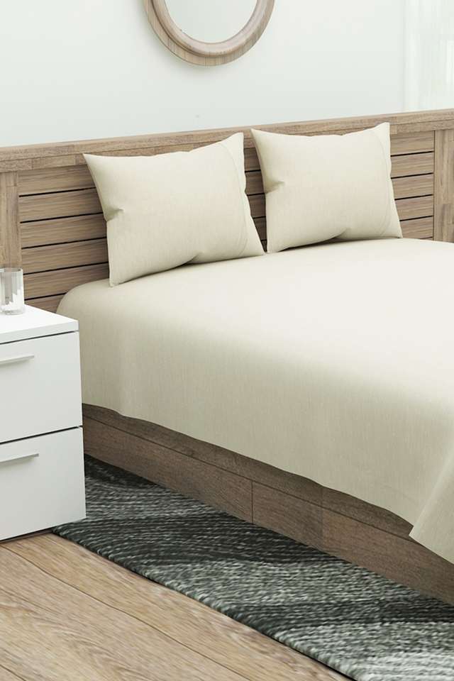 Self-Printed-Double-Bed-Sheet-with-2-Pillow-Cover