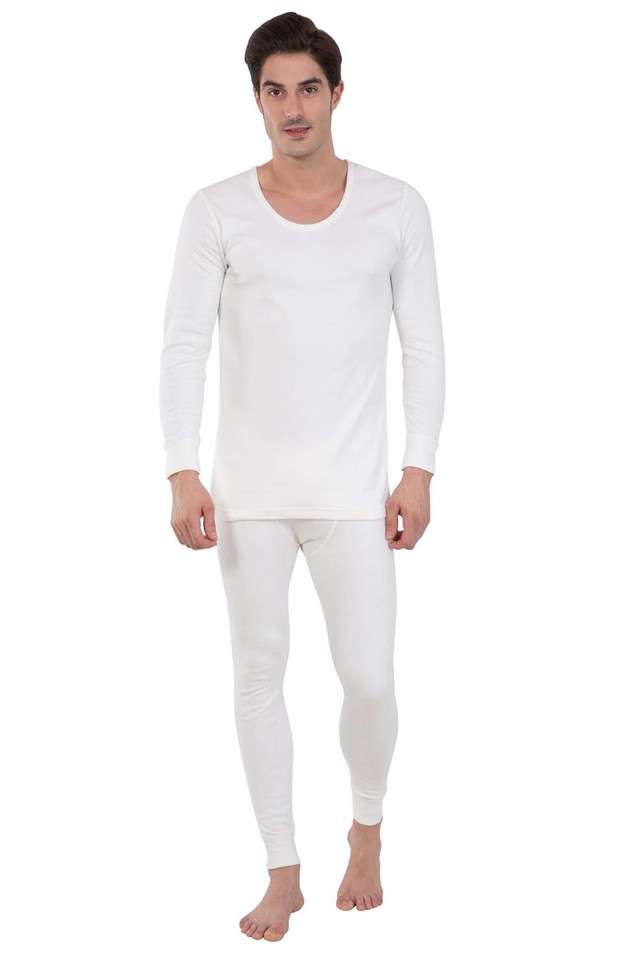 Men-s-Round-Neck-Solid-Thermal