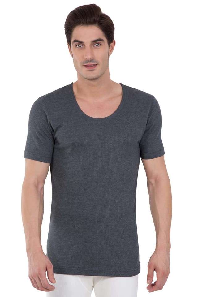 Men-s-Round-Neck-Slub-Thermal-T-Shirt