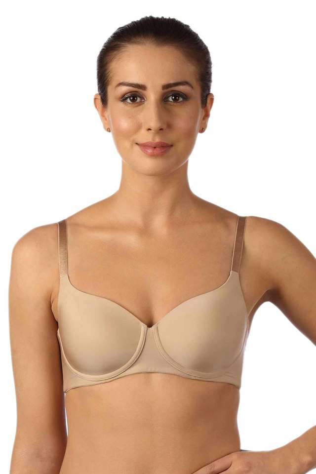 Women-s-Solid-Non-Wired-Padded-T-Shirt-Bra