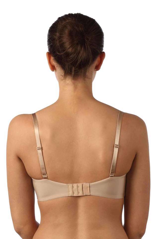 Non-Wired-Adjustable-Lightly-Padded-Women-T-Shirt-Bra