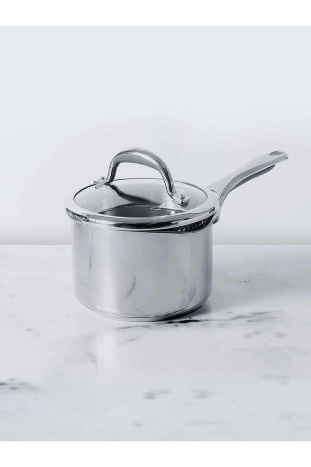 Select-Stainless-Steel-Straining-Saucepan---1.4-litre