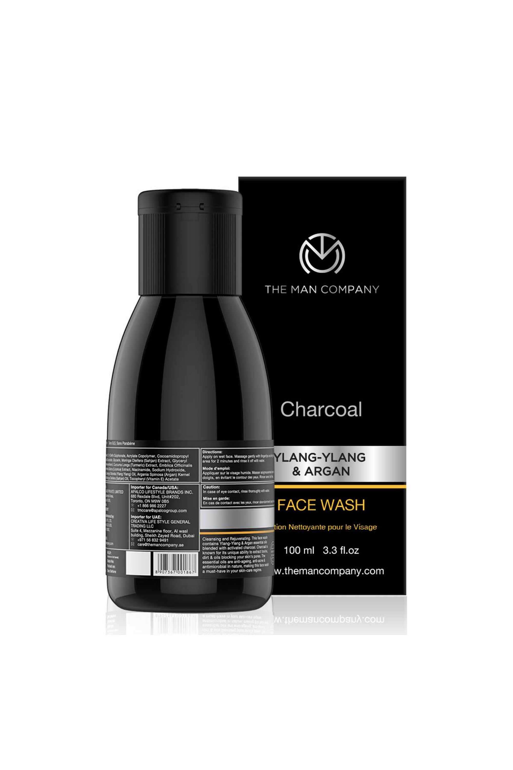Charcoal-Face-Wash -Ylang-Ylang-&-Argan---100-ml