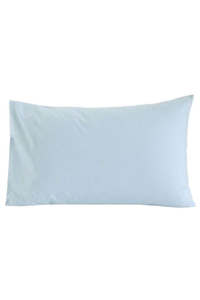 Colorart-Slumber-200-TC-Solid-Blue-Standard-Pillow-Case-Set-Of-2
