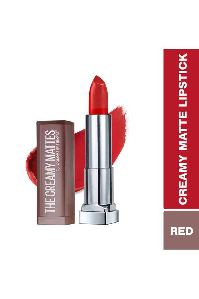 Color-Sensational-Creamy-Matte-Lipstick---640-Red-Liberation -3.9-gm