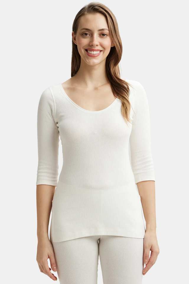 Women-s-Round-Neck-Slub-Thermal-Vest