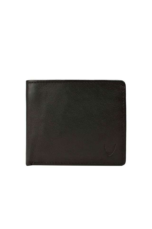 Solid-Leather-Mens-Casual-Bi-Fold-Wallet