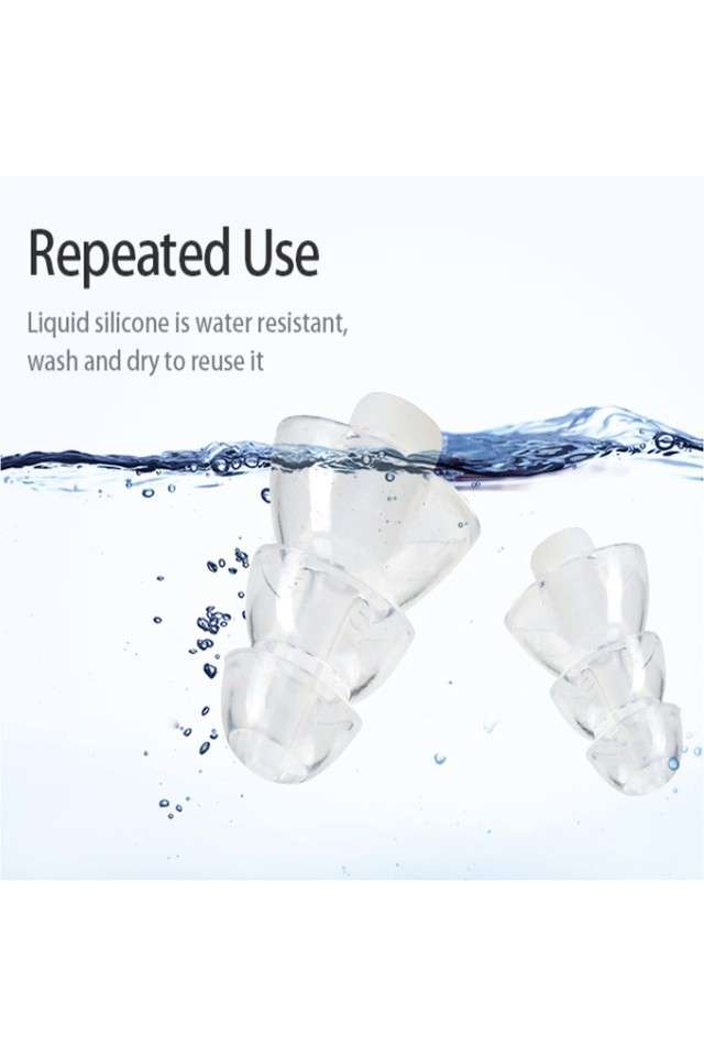 Unisex-Travel-Liquid-Silicone-Earplugs