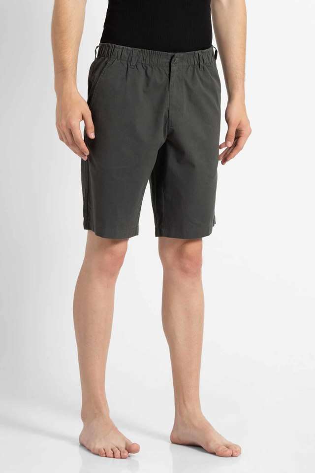 Solid-Cotton-Men-s-Shorts