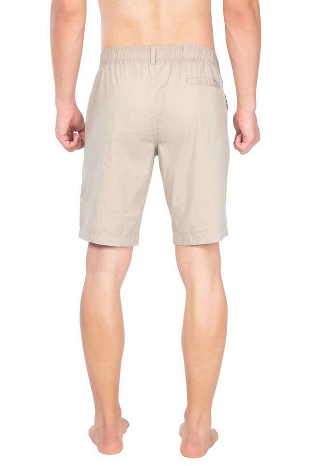 Solid-Cotton-Men-s-Shorts