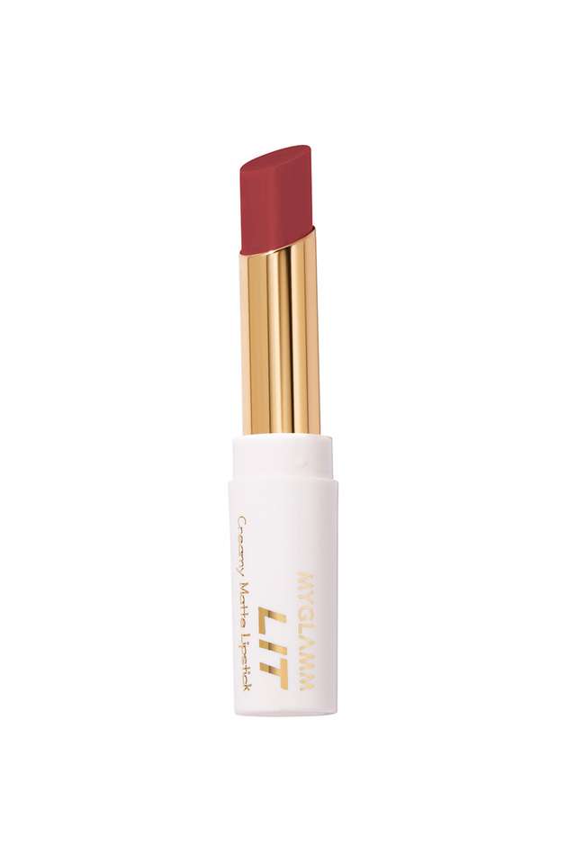 MyGlamm-LIT-Creamy-Matte-Lipstick---Manhattan -3.7-gm