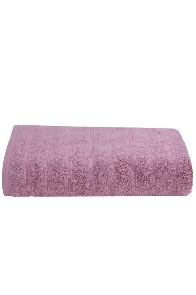 Colorart-550-GSM-Cotton-Purple-Dobby-Medium-Size-Bath-Towel