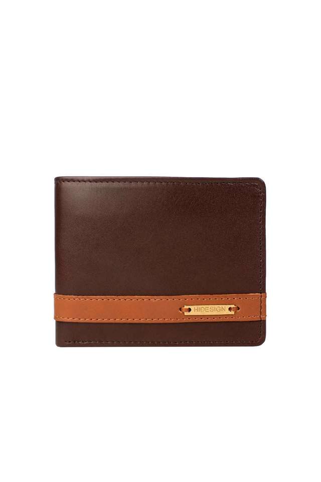 Solid-Leather-Mens-Casual-Bi-Fold-Wallet