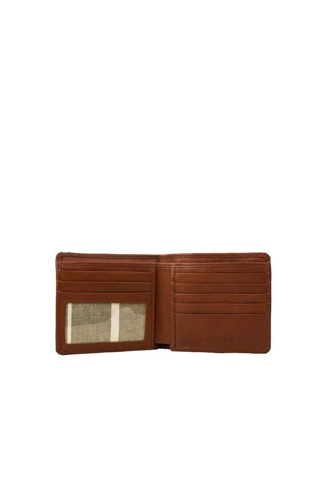 Solid-Leather-Mens-Casual-Bi-Fold-Wallet