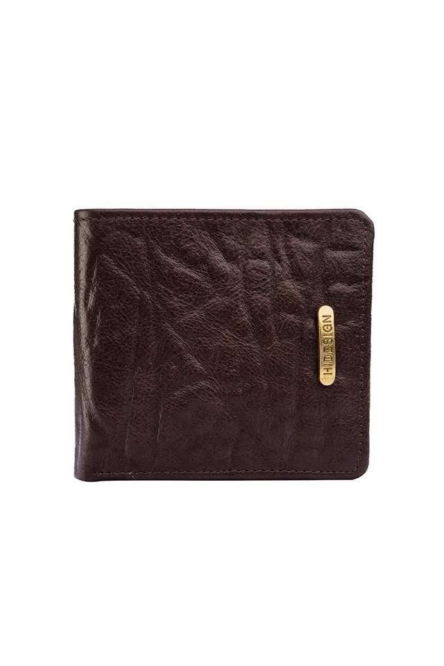 Solid-Leather-Mens-Casual-Bi-Fold-Wallet