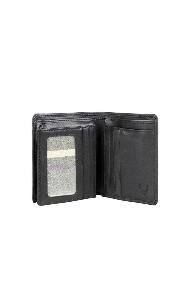 Solid-Leather-Mens-Casual-Bi-Fold-Wallet