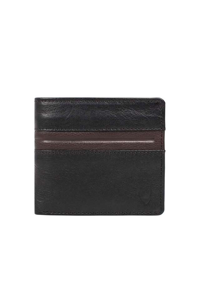 Solid-Leather-Mens-Casual-Bi-Fold-Wallet