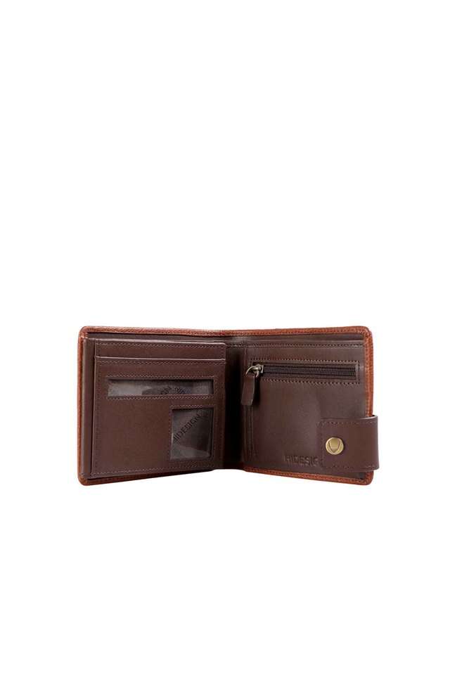 Solid-Leather-Mens-Casual-Bi-Fold-Wallet