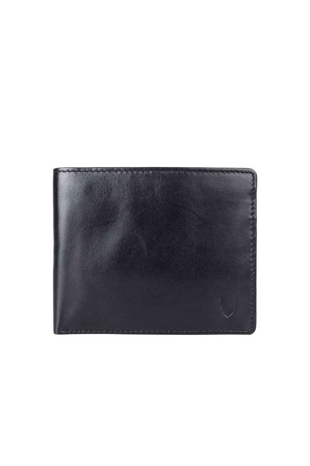 Solid-Leather-Mens-Casual-Bi-Fold-Wallet