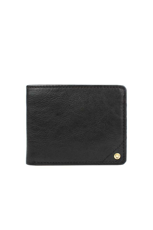 Solid-Leather-Mens-Casual-Bi-Fold-Wallet