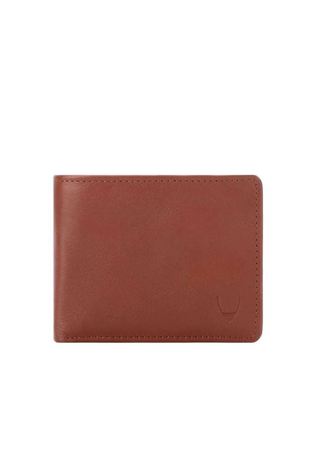 Solid-Leather-Mens-Casual-Bi-Fold-Wallet