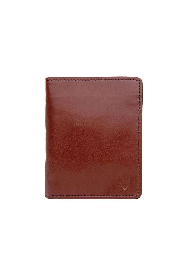 Solid-Leather-Mens-Casual-Bi-Fold-Wallet