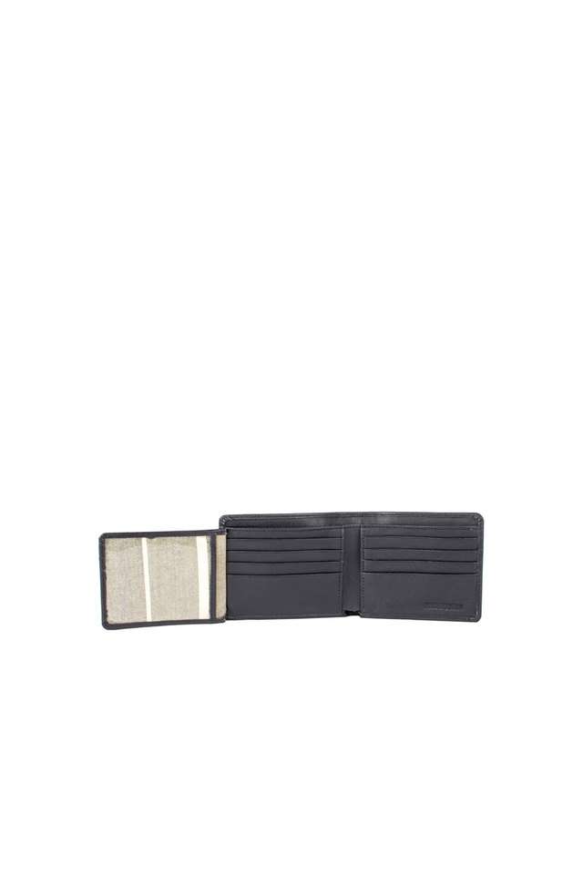 Solid-Leather-Mens-Casual-Bi-Fold-Wallet