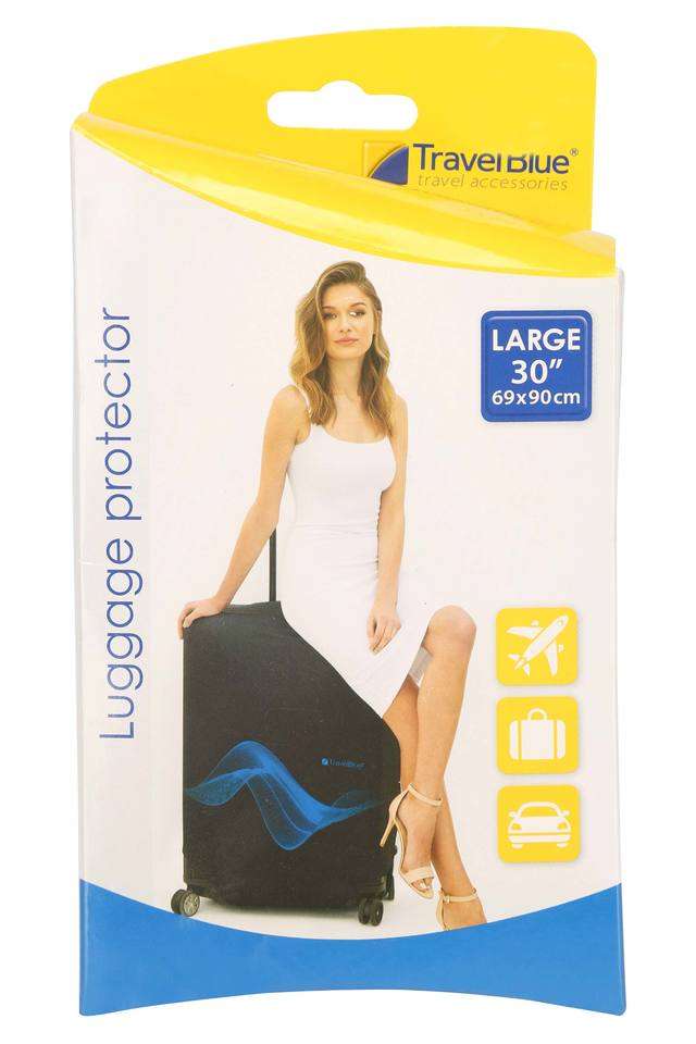 Unisex-Solid-Button-Closure-Luggage-Protector