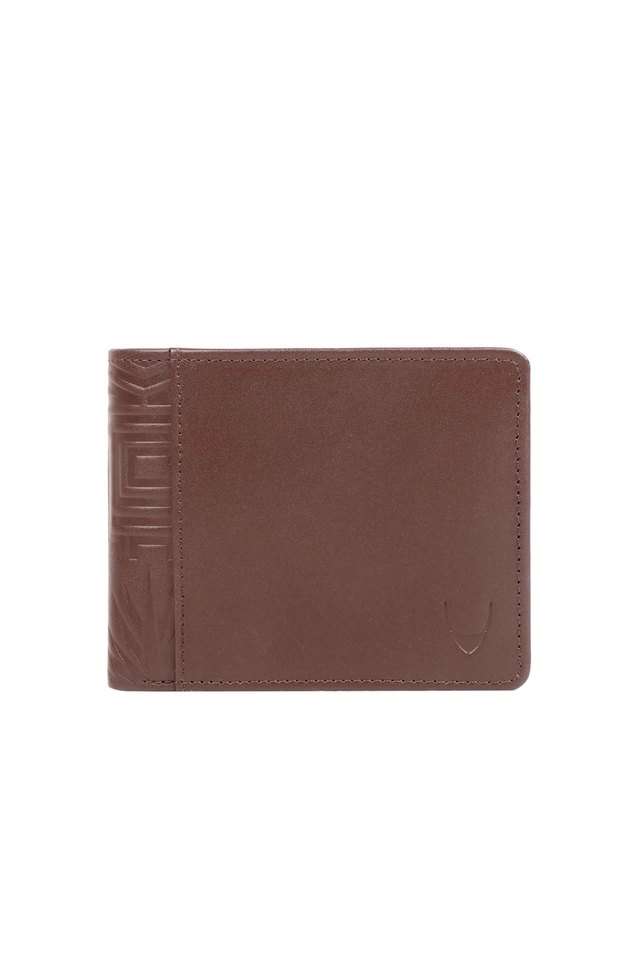 Solid-Leather-Mens-Casual-Bi-Fold-Wallet
