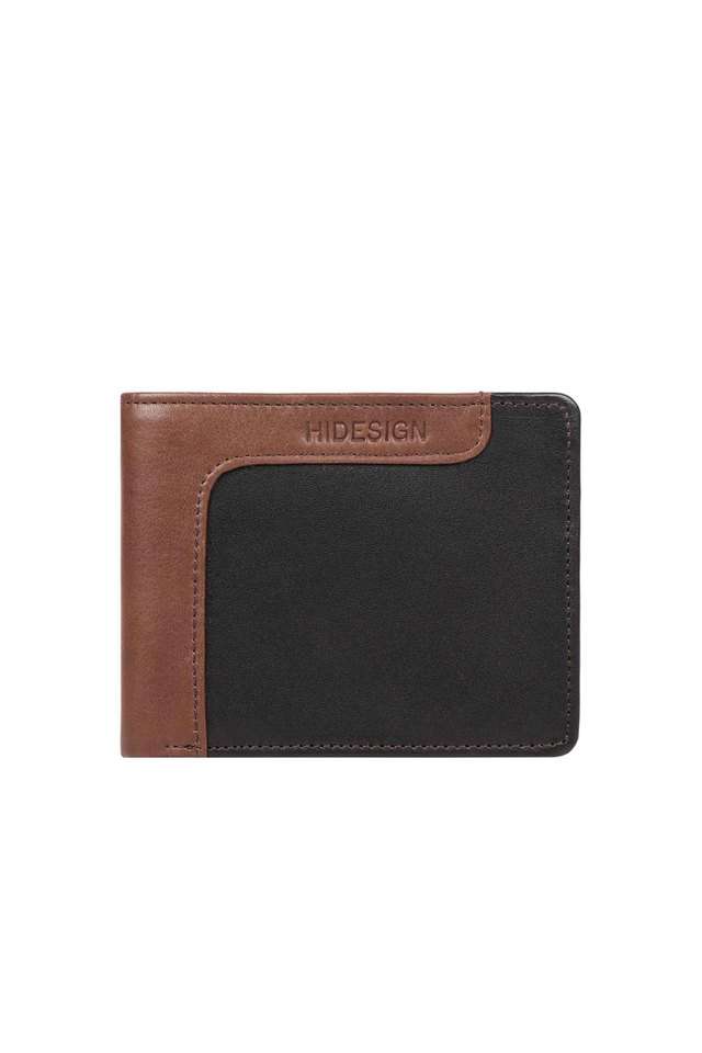 Solid-Leather-Mens-Casual-Bi-Fold-Wallet