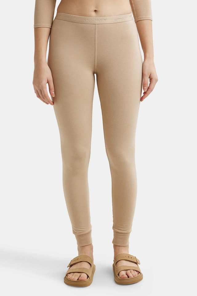 Solid-Regular-Fit-Blended-Fabric-Women-Winter-Wear-Thermals