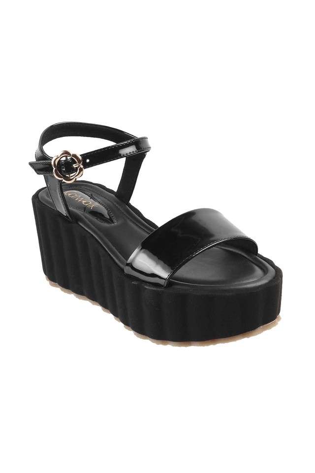 Patent-Buckle-Womens-Casual-Sandals