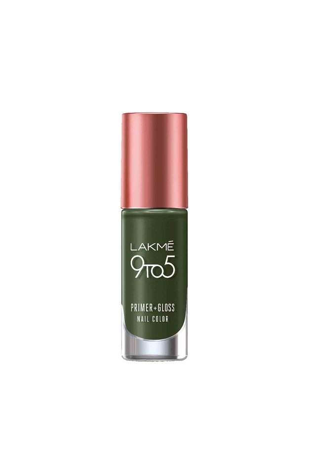 Lakme-9To5-Primer-+-Gloss-Nail-Color-Olive-Green---6-ml