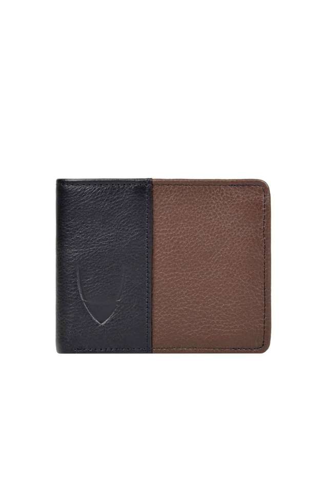 Solid-Leather-Mens-Casual-Bi-Fold-Wallet