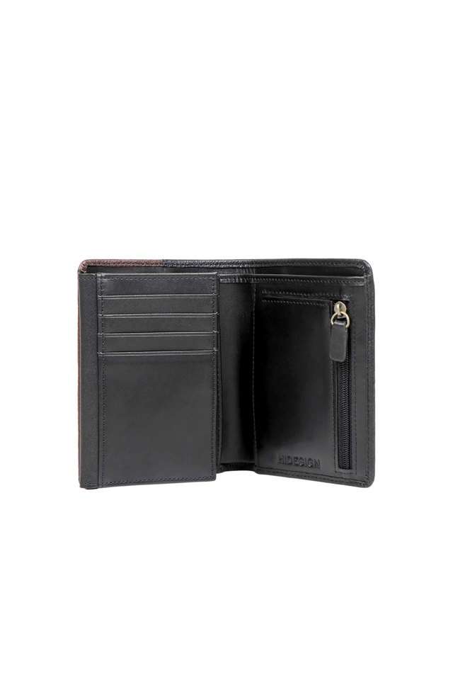 Solid-Leather-Mens-Casual-Bi-Fold-Wallet